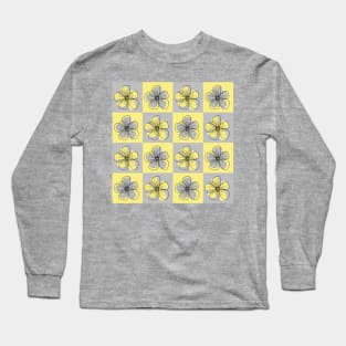 Simple vintage flower pattern Long Sleeve T-Shirt